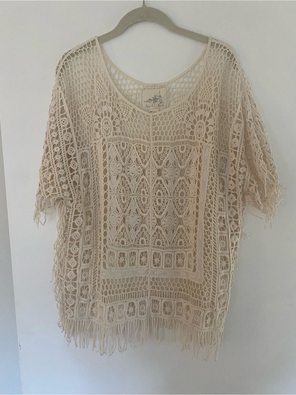 Angel of the North Crochet Top Ivory